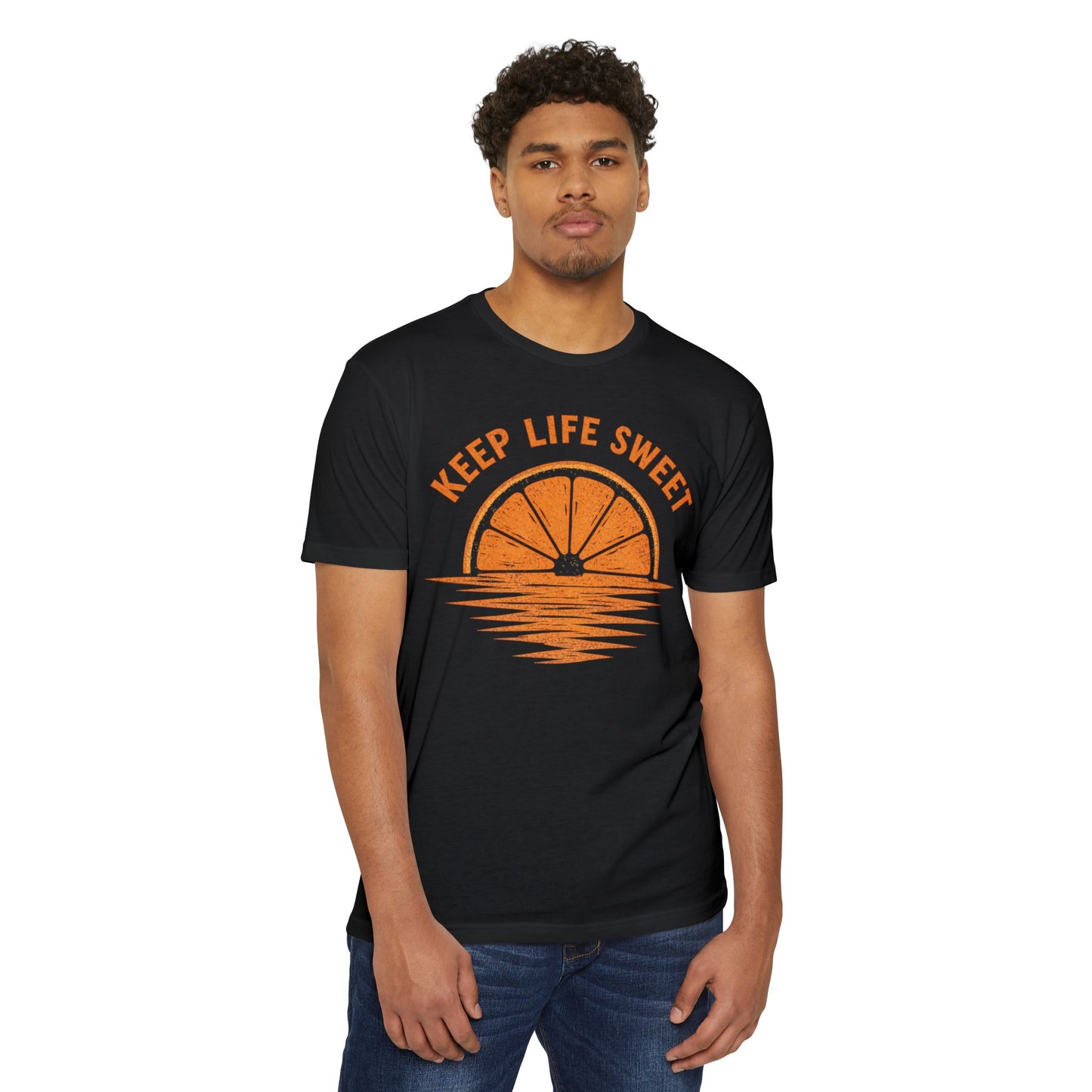 Keep Life Sweet T-Shirt — Citrus Sunset Graphic Tee