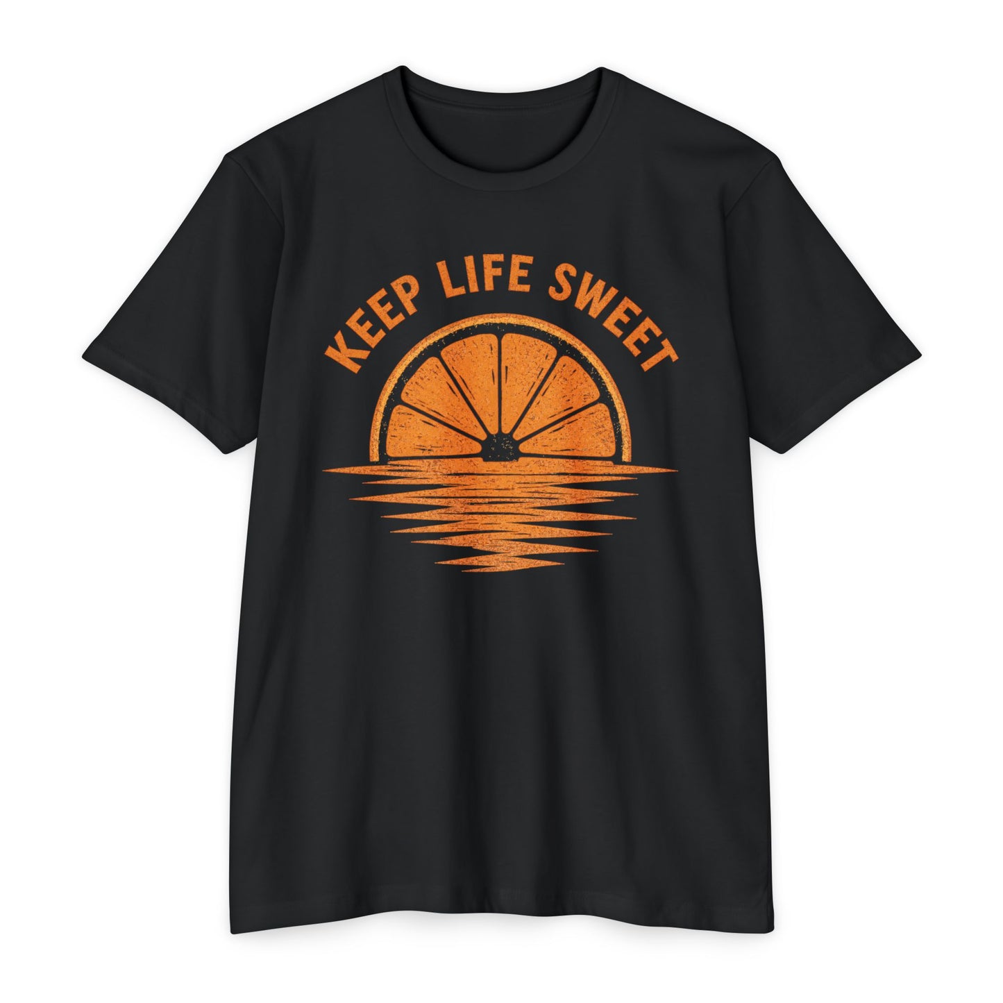 Keep Life Sweet T-Shirt — Citrus Sunset Graphic Tee