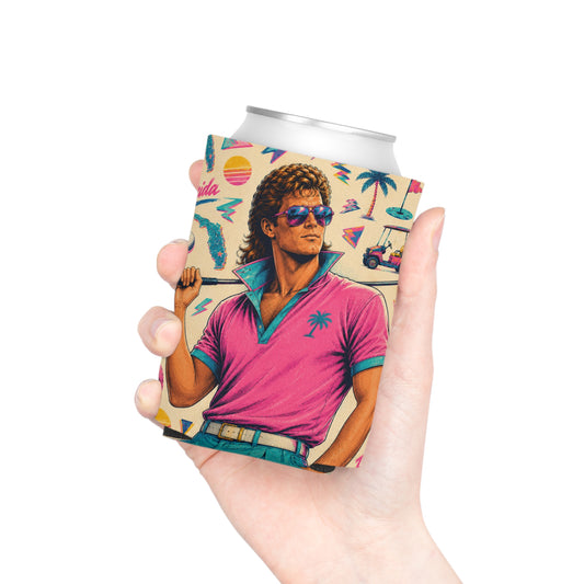 Retro 80s Florida Golf Can Cooler — Last Exit Florida Koozie
