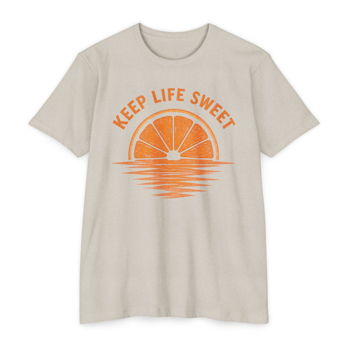 Keep Life Sweet T-Shirt — Citrus Sunset Graphic Tee
