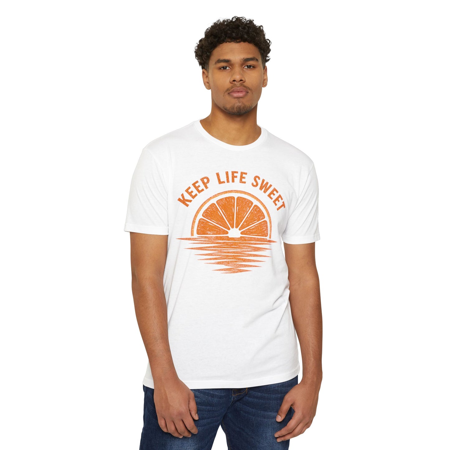 Keep Life Sweet T-Shirt — Citrus Sunset Graphic Tee