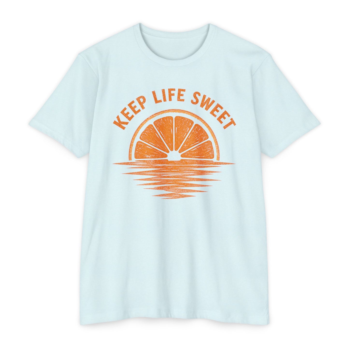 Keep Life Sweet T-Shirt — Citrus Sunset Graphic Tee