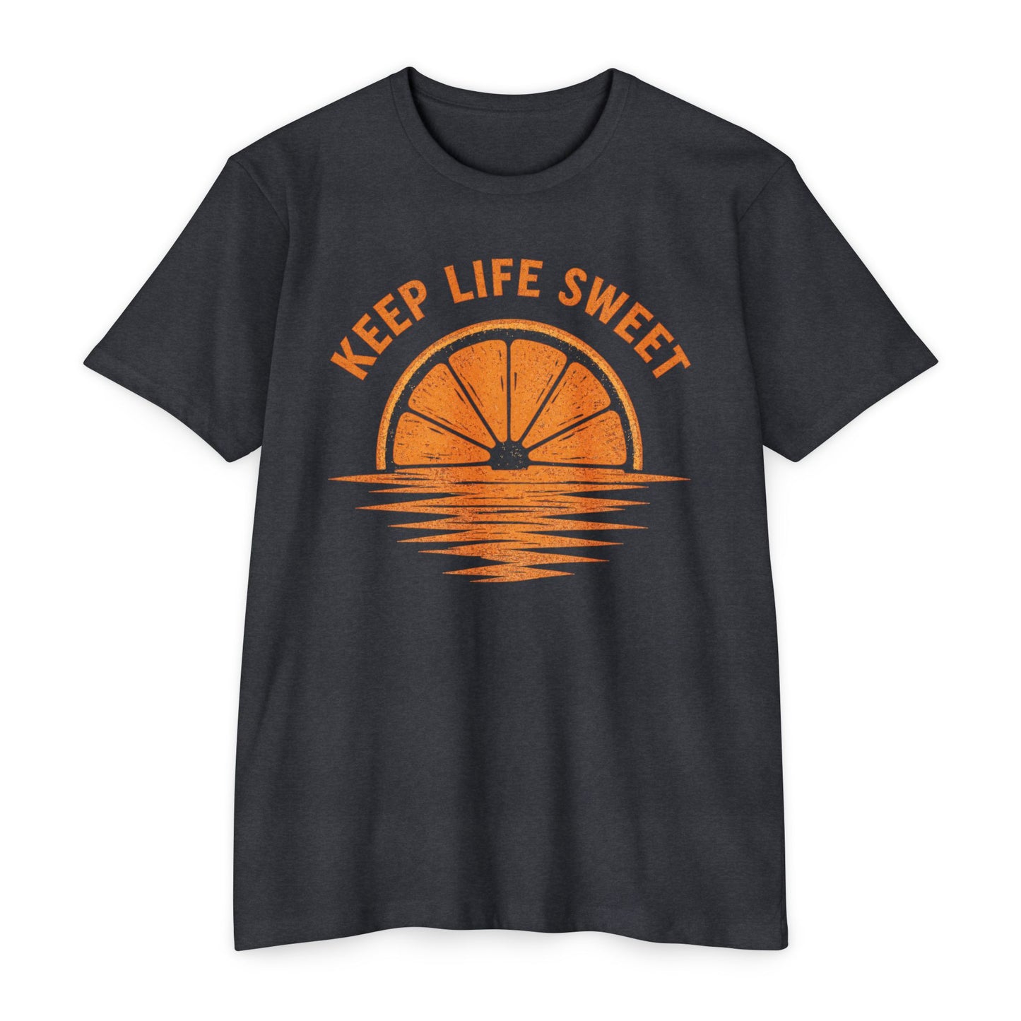 Keep Life Sweet T-Shirt — Citrus Sunset Graphic Tee