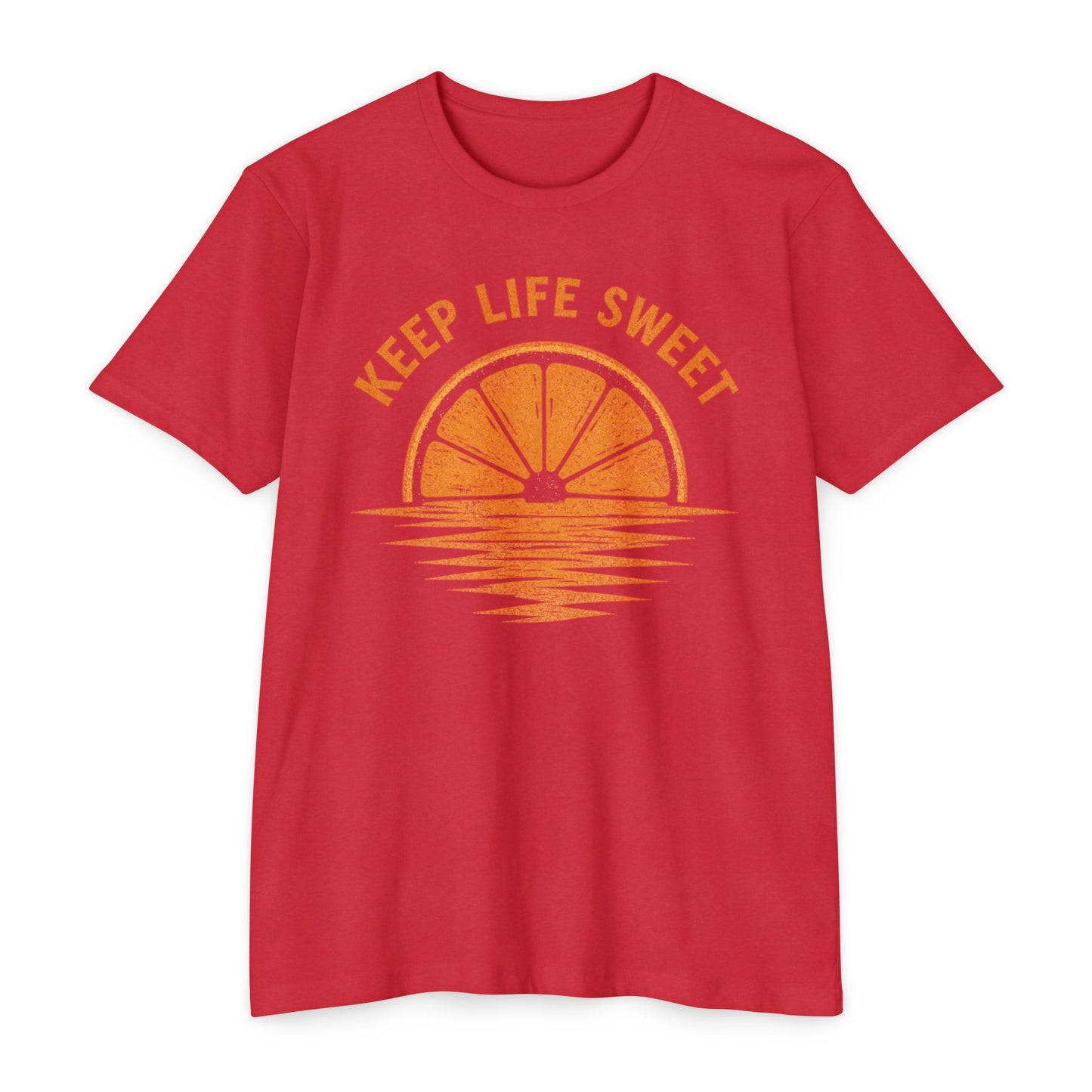 Keep Life Sweet T-Shirt — Citrus Sunset Graphic Tee