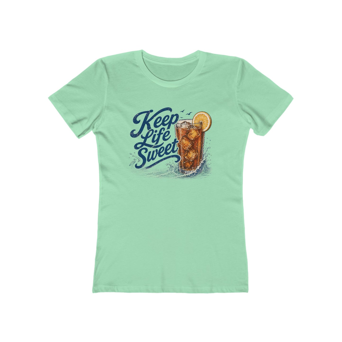 Keep Life Sweet Women’s T‑Shirt — Retro Iced Tea Graphic
