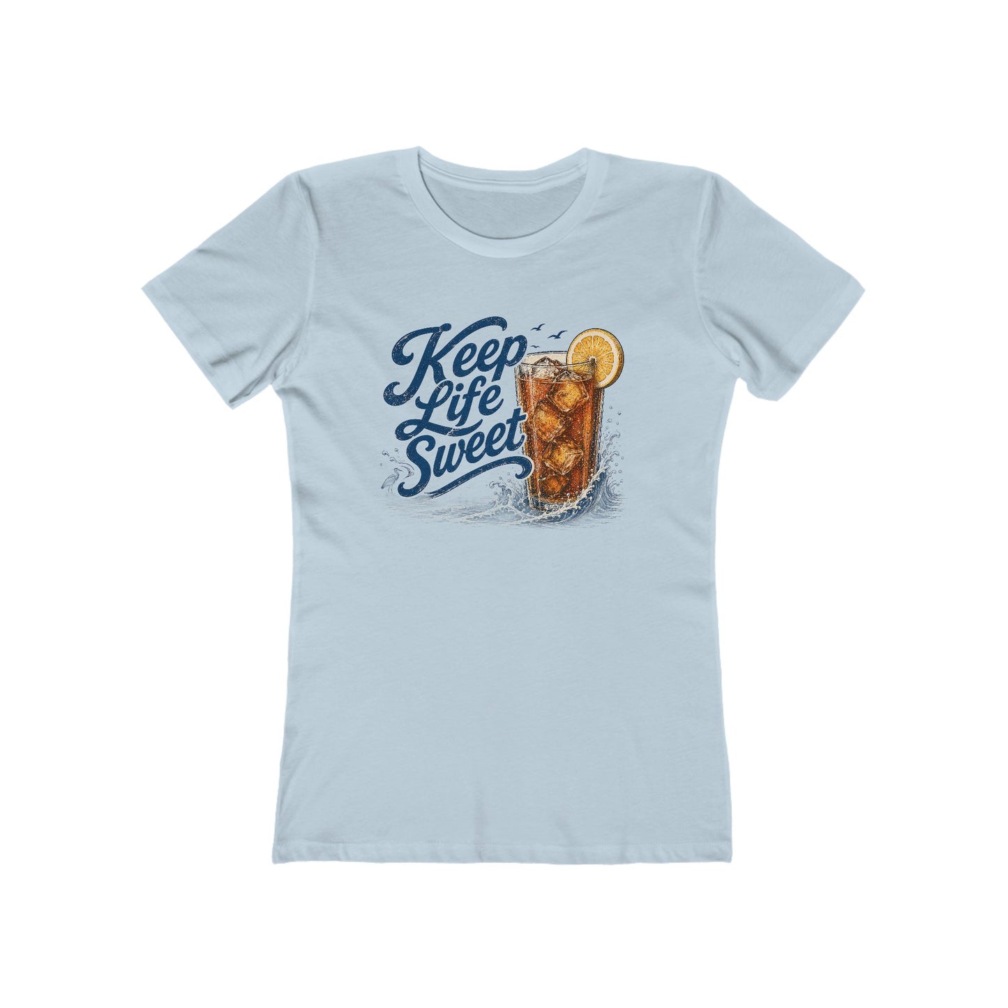 Keep Life Sweet Women’s T‑Shirt — Retro Iced Tea Graphic