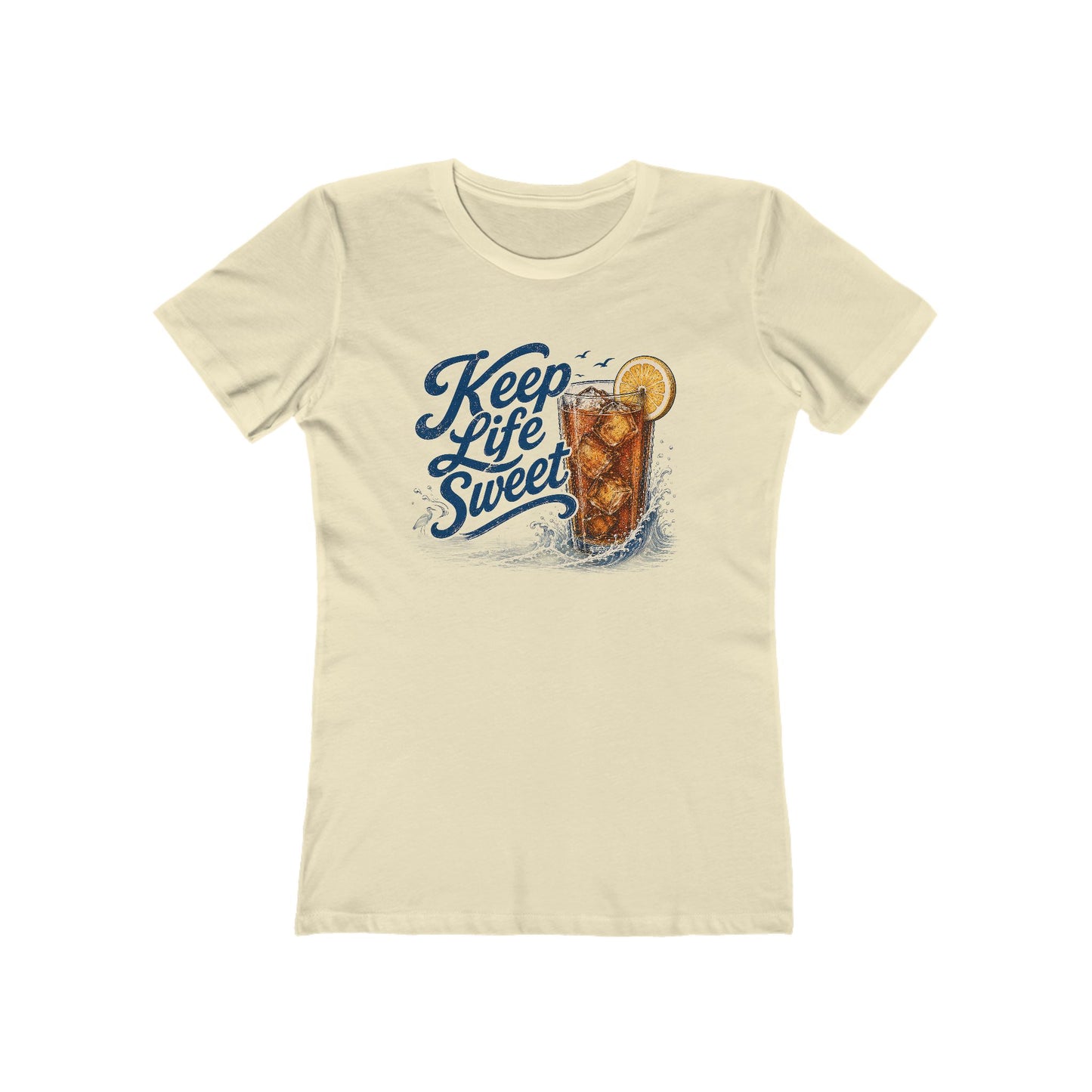 Keep Life Sweet Women’s T‑Shirt — Retro Iced Tea Graphic