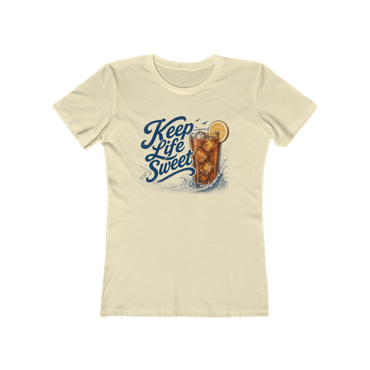 Keep Life Sweet Women’s T‑Shirt — Retro Iced Tea Graphic