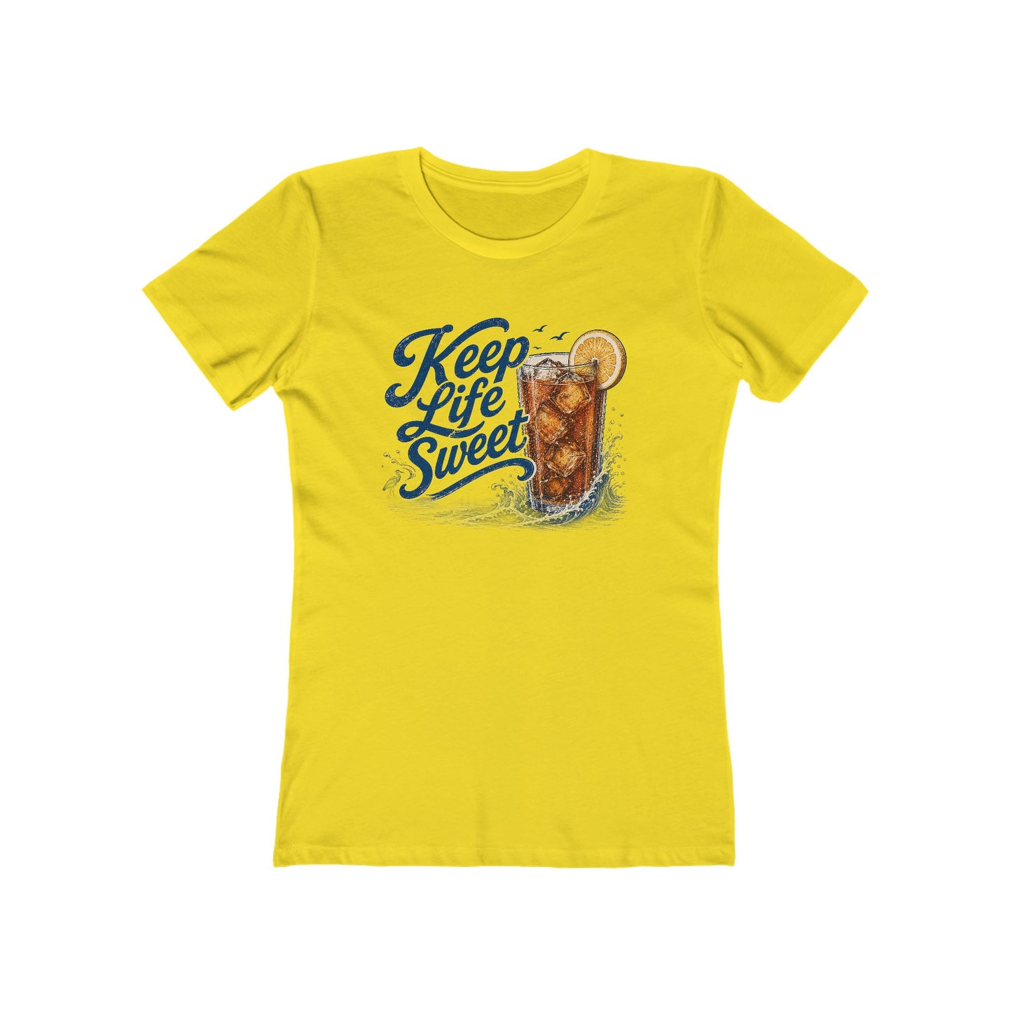 Keep Life Sweet Women’s T‑Shirt — Retro Iced Tea Graphic