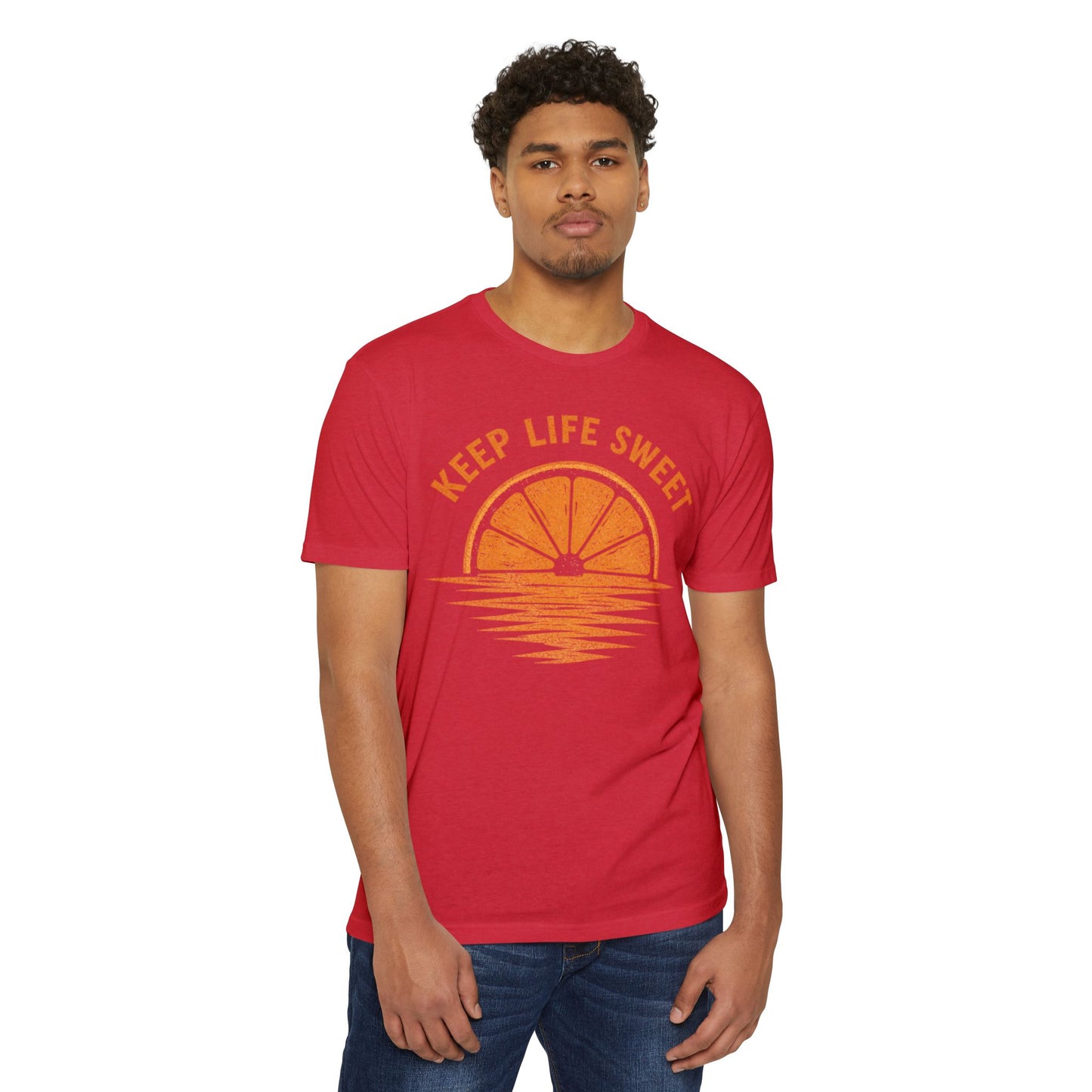 Keep Life Sweet T-Shirt — Citrus Sunset Graphic Tee