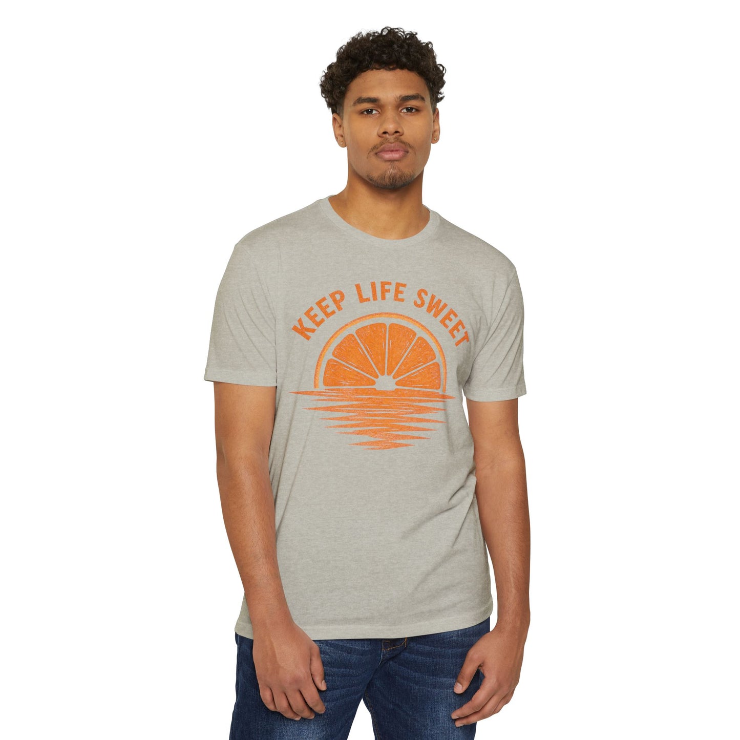 Keep Life Sweet T-Shirt — Citrus Sunset Graphic Tee