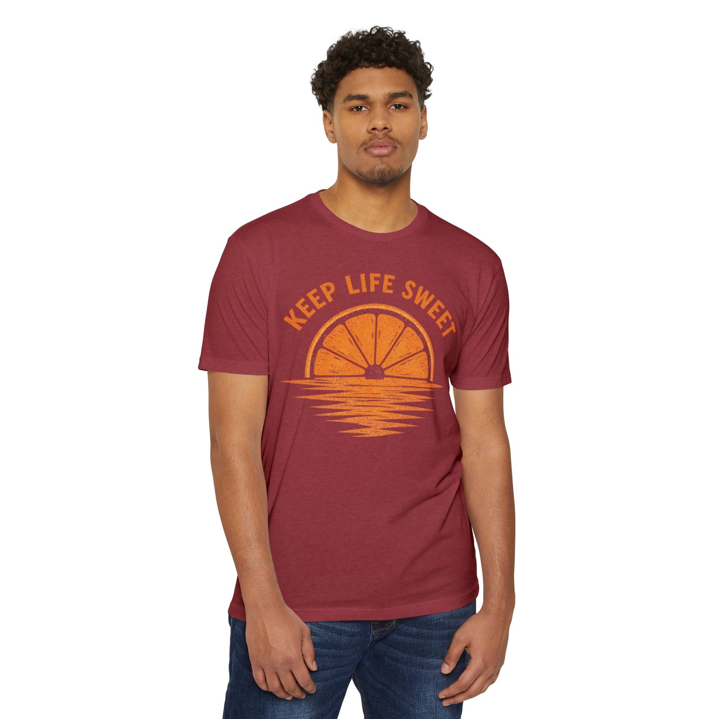 Keep Life Sweet T-Shirt — Citrus Sunset Graphic Tee