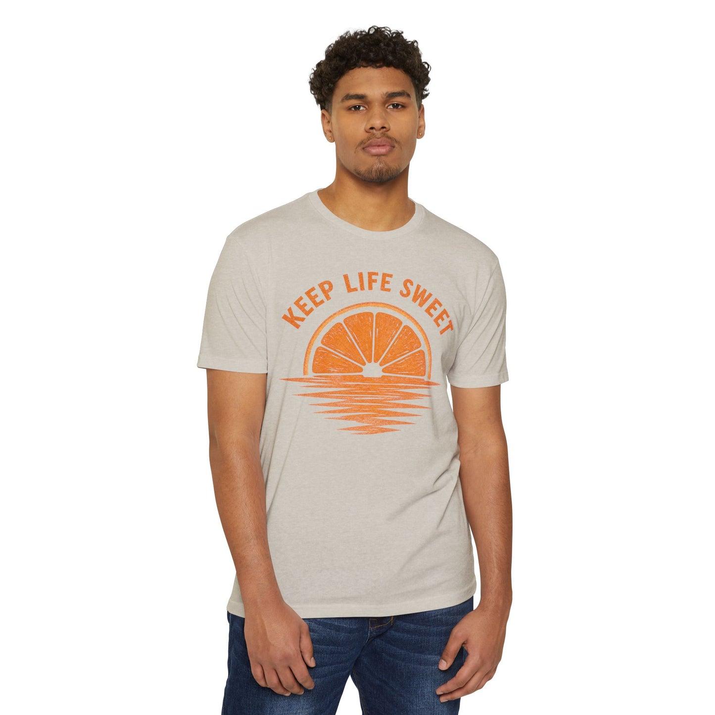 Keep Life Sweet T-Shirt — Citrus Sunset Graphic Tee