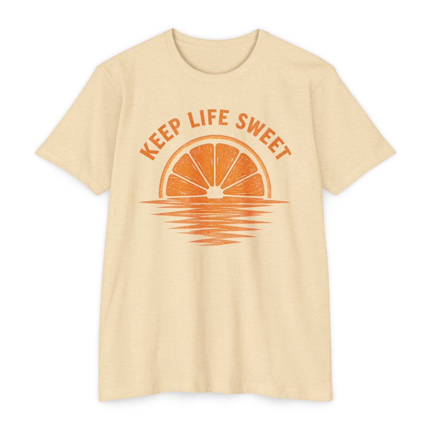 Keep Life Sweet T-Shirt — Citrus Sunset Graphic Tee