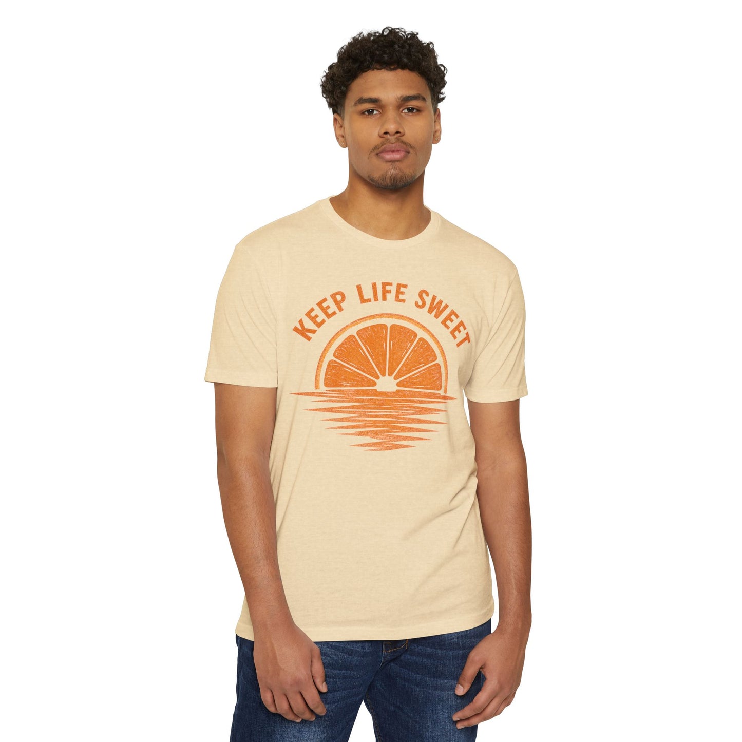Keep Life Sweet T-Shirt — Citrus Sunset Graphic Tee