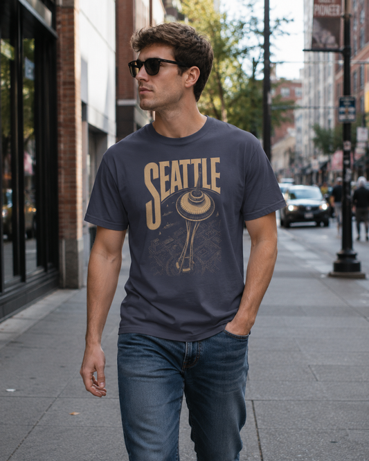Seattle Space Needle Vintage Tee