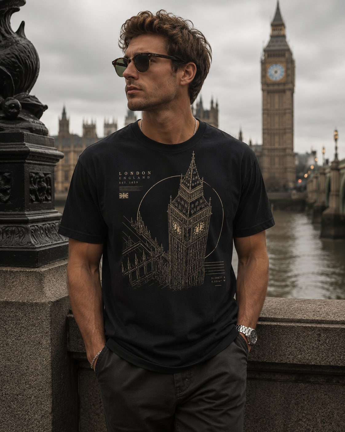 London Landmark Vintage Graphic Tee
