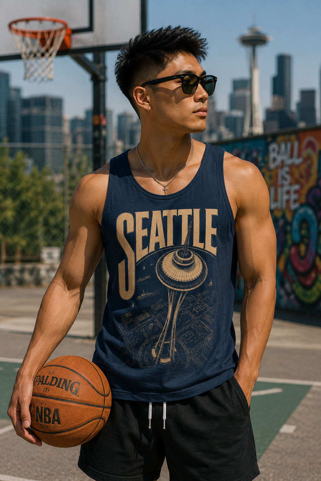 Seattle Space Needle Tank Top – Vintage Skyline Edition