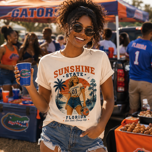 Sunshine State Vintage Tailgate Tee