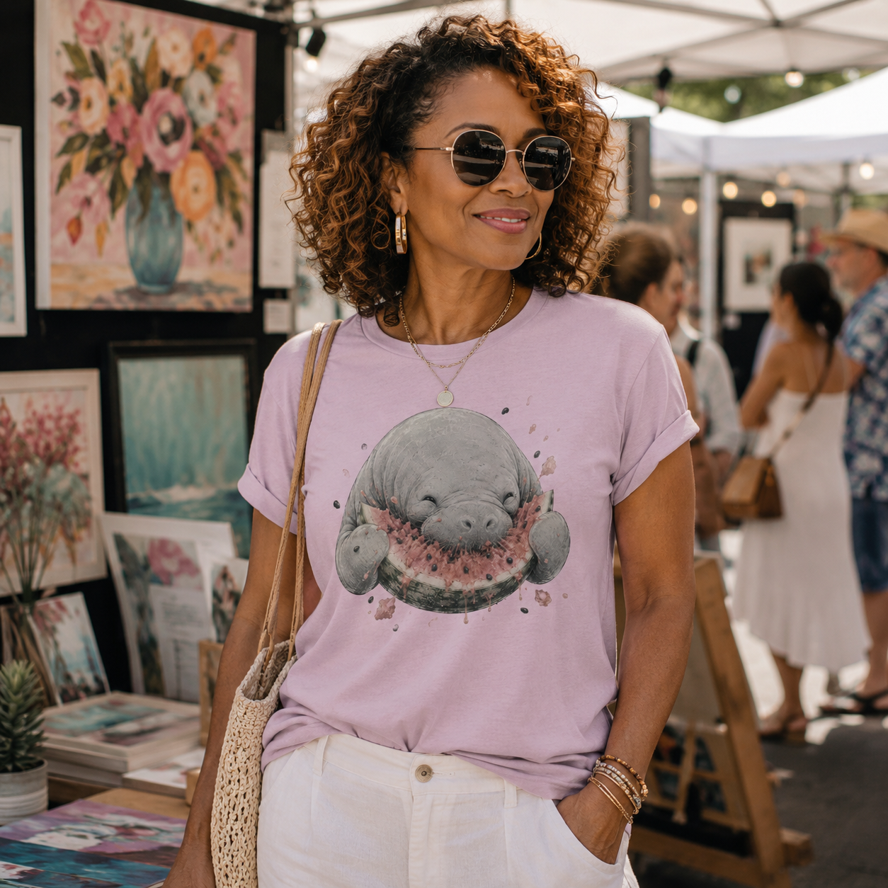 Sweet Slice Manatee Tee